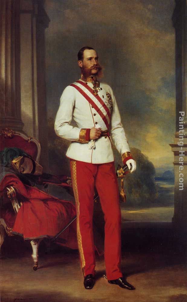 Franz Xavier Winterhalter Franz Joseph I, Emperor of Austria